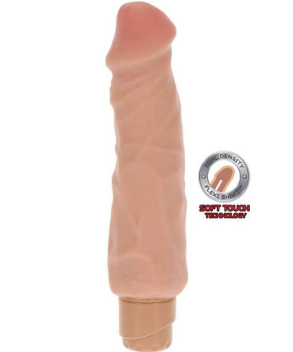 GET REAL - DUAL DENSITY BIG VIBRATOR 20,5 CM SKIN GET REAL - DUAL DENSITY BIG VIBRATOR 20,5 CM SKIN
