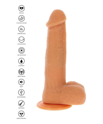 GET REAL - ROTATING BEADS VIBRATING DILDO SKIN GET REAL - ROTATING BEADS VIBRATING DILDO SKIN