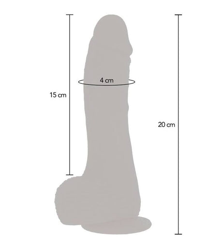 GET REAL - UP&DOWN ROTATING VIBR DILDO SKIN GET REAL - UP&DOWN ROTATING VIBR DILDO SKIN