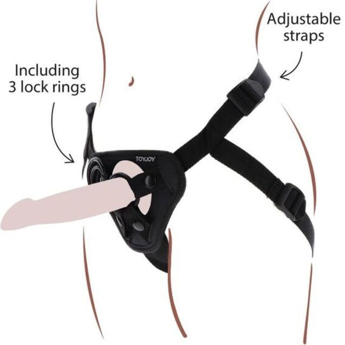 Get Real – Strap – On Harness Black