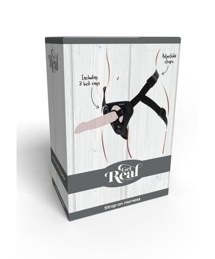GET REAL - STRAP-ON HARNESS BLACK GET REAL - STRAP-ON HARNESS BLACK