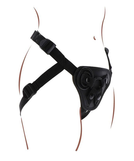 GET REAL - STRAP-ON HARNESS BLACK GET REAL - STRAP-ON HARNESS BLACK