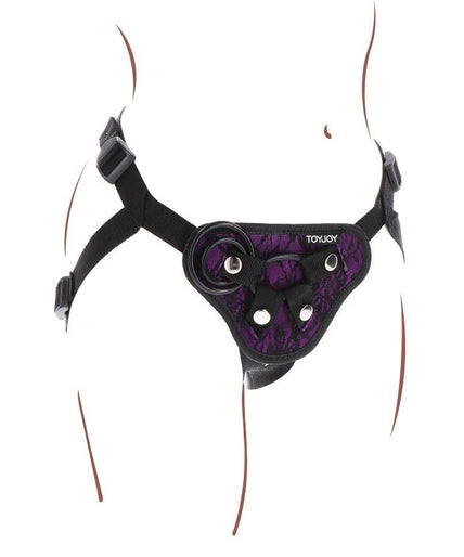 GET REAL - STRAP-ON LACE HARNESS PURPLE GET REAL - STRAP-ON LACE HARNESS PURPLE