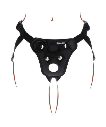 GET REAL - STRAP-ON PLEASURE HARNESS BLACK GET REAL - STRAP-ON PLEASURE HARNESS BLACK