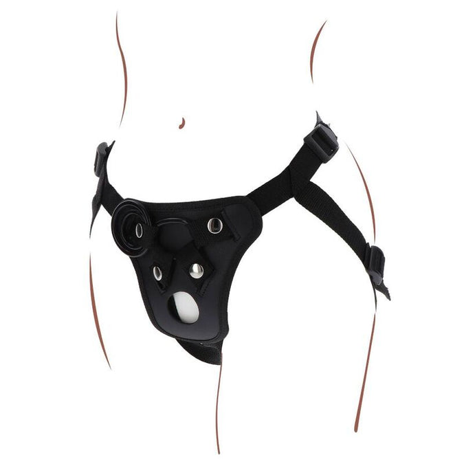 Get Real – Strap – On Pleasure Harness Black