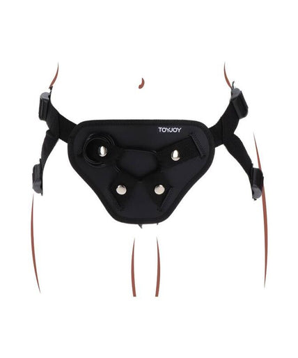 GET REAL - STRAP-ON DELUXE HARNESS BLACK GET REAL - STRAP-ON DELUXE HARNESS BLACK