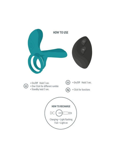 XOCOON - COUPLES VIBRATOR RING GREEN XOCOON - COUPLES VIBRATOR RING GREEN