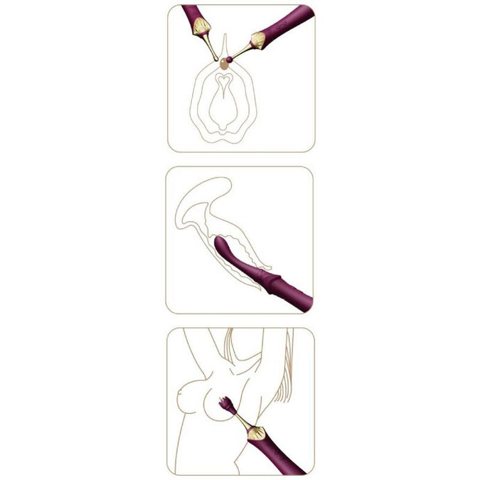 ZALO - BESS 2 CLITORALE MASSAGER ZWART