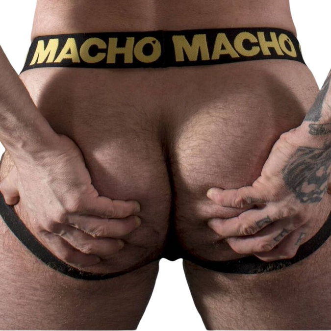 MACHO - MX25AC JOCK GEEL LEER XL