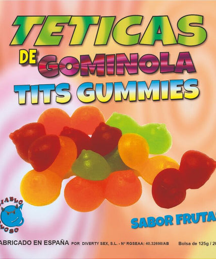 DIABLO GOLOSO - ASSORTED GLOSSY GUMMY Teats DIABLO GOLOSO - ASSORTED GLOSSY GUMMY Teats