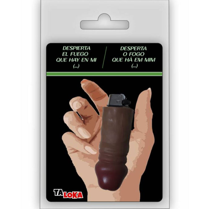 TALOKA - FANTASTISCHE AANSTEKER IN DE VORM VAN EEN MULATKLEURIGE PENIS 100% HEROPLAADBAAR
