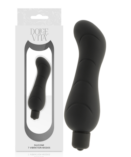 DOLCE VITA - G-SPOT BLACK SILICONE DOLCE VITA - G-SPOT BLACK SILICONE
