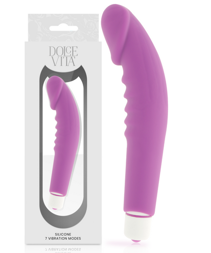 DOLCE VITA - REALISTIC PLEASURE PURPLE SILICONE DOLCE VITA - REALISTIC PLEASURE PURPLE SILICONE