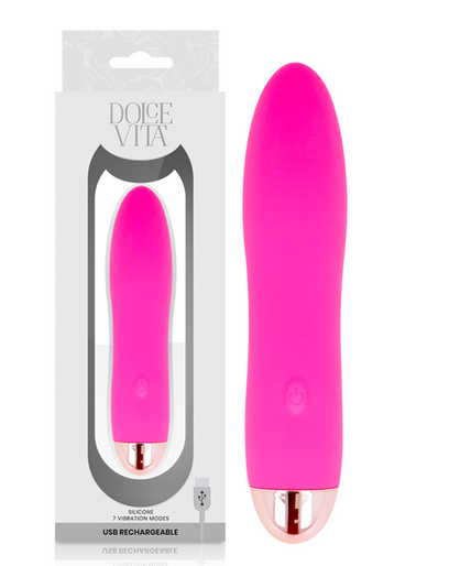 Pleasurements – Dolce Vita – Oplaadbare vibrator Four roze 7 snelheden Pleasurements – Dolce Vita – Oplaadbare vibrator Four roze 7 snelheden