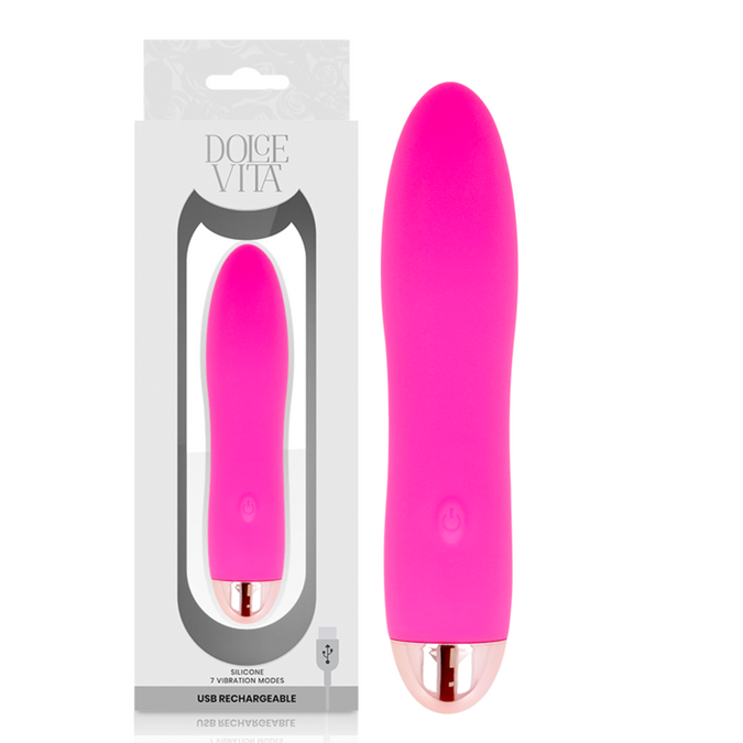 Pleasurements – Dolce Vita – Oplaadbare vibrator Four roze 7 snelheden