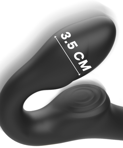 IBIZA - STRAPLESS VIBRATOR WITH REMOTE CONTROL PUSH BUTTON IBIZA - STRAPLESS VIBRATOR WITH REMOTE CONTROL PUSH BUTTON