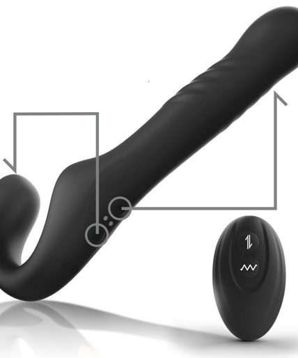 IBIZA - REMOTE CONTROL STRAPLESS VIBRATOR UP & DOWN IBIZA - REMOTE CONTROL STRAPLESS VIBRATOR UP & DOWN