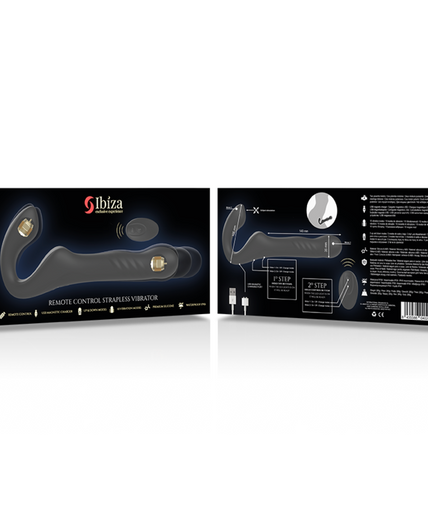 IBIZA - REMOTE CONTROL STRAPLESS VIBRATOR UP & DOWN IBIZA - REMOTE CONTROL STRAPLESS VIBRATOR UP & DOWN