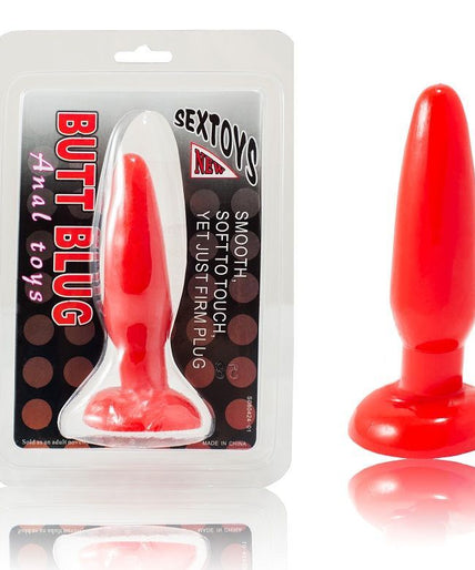 BAILE - SMALL RED ANAL PLUG 15 CM BAILE - SMALL RED ANAL PLUG 15 CM