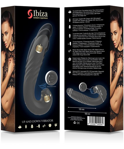 IBIZA - CLIP UP & DOWN + VIBRATOR + CLITORIS SUCTION IBIZA - CLIP UP & DOWN + VIBRATOR + CLITORIS SUCTION