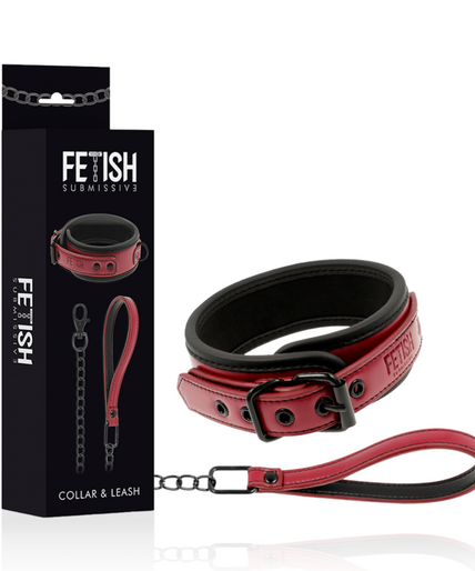 FETISH SUBMISSIVE DARK ROOM - NEOPRENE LINING CHAIN NECKLACE FETISH SUBMISSIVE DARK ROOM - NEOPRENE LINING CHAIN NECKLACE