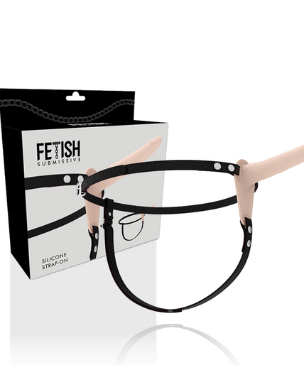 FETISH SUBMISSIVE HARNESS - FLESH SILICONE 15 CM FETISH SUBMISSIVE HARNESS - FLESH SILICONE 15 CM