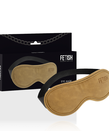 FETISH SUBMISSIVE ORIGEN - VEGAN LEATHER MASK WITH NEOPRENE LINING FETISH SUBMISSIVE ORIGEN - VEGAN LEATHER MASK WITH NEOPRENE LINING