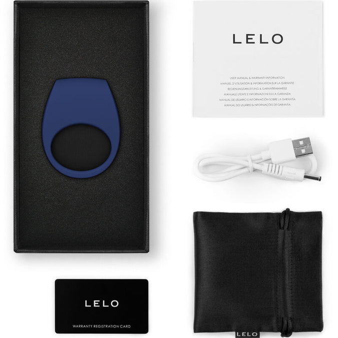 LELO – TOR 3 Vibrerende Penisring – Blauw