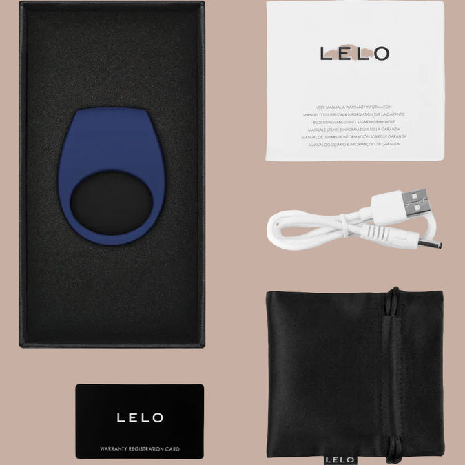 LELO – TOR 3 Vibrerende Penisring – Blauw
