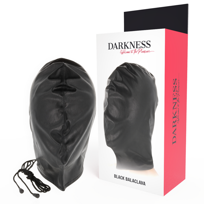 Darkness – Unterwerfungsmaske Schwarz