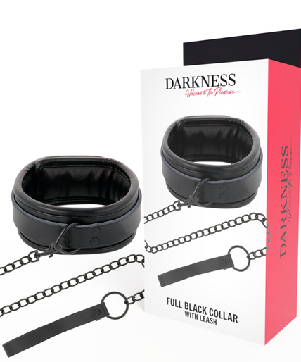 DARKNESS - BLACK NECKLACE WITH CHAIN DARKNESS - BLACK NECKLACE WITH CHAIN