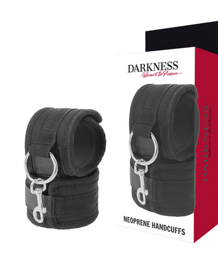DARKNESS - NEOPRENE HANDCUFFS DARKNESS - NEOPRENE HANDCUFFS