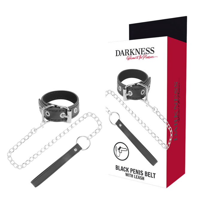 Darkness – Penisring mit Riemen