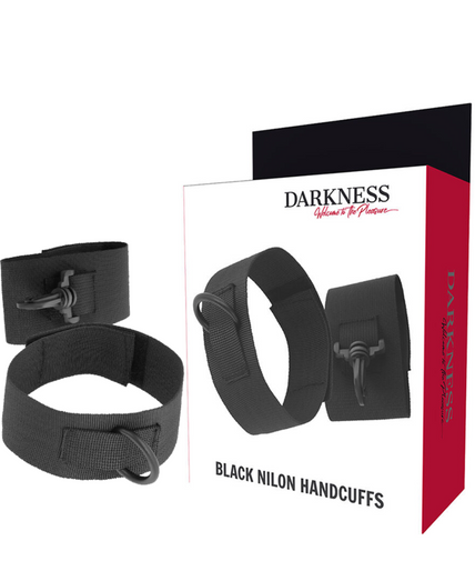 DARKNESS - NYLON HANDCUFFS FOR BEGINNERS DARKNESS - NYLON HANDCUFFS FOR BEGINNERS