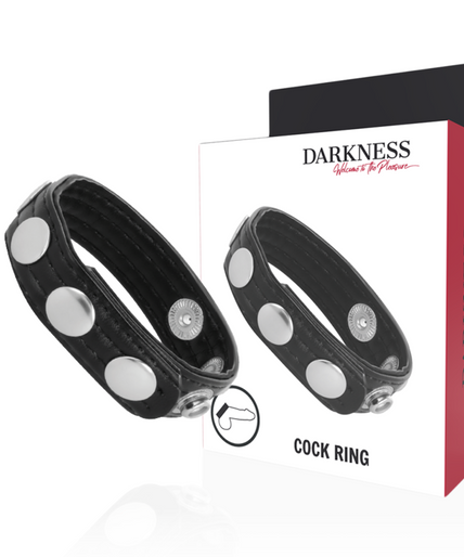 DARKNESS - LEATHER ERECTION RING DARKNESS - LEATHER ERECTION RING