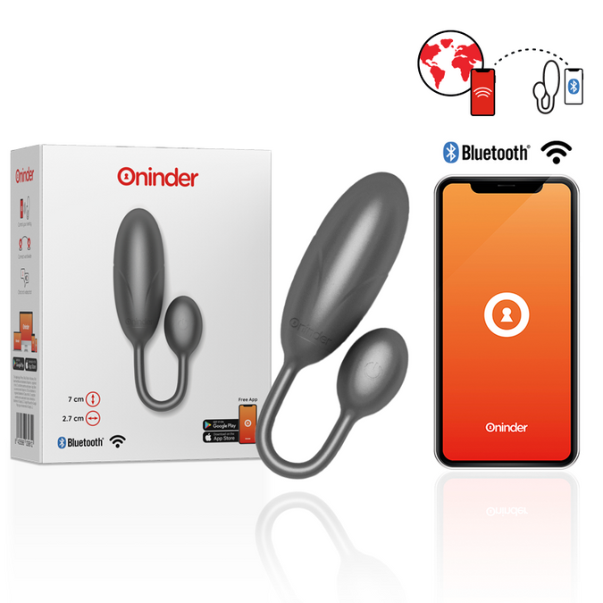 Oninder – Denver Vibrating Egg Black 7 X 2.7 Cm Free App