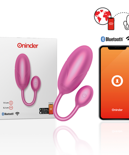 ONINDER - TOKYO VIBRATING EGG PINK 7.5 X 3.2 CM FREE APP ONINDER - TOKYO VIBRATING EGG PINK 7.5 X 3.2 CM FREE APP