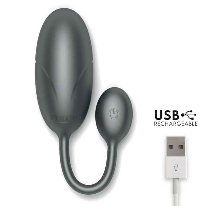 Oninder – Tokyo Vibrating Egg Black 7.5 X 3.2 Cm Free App