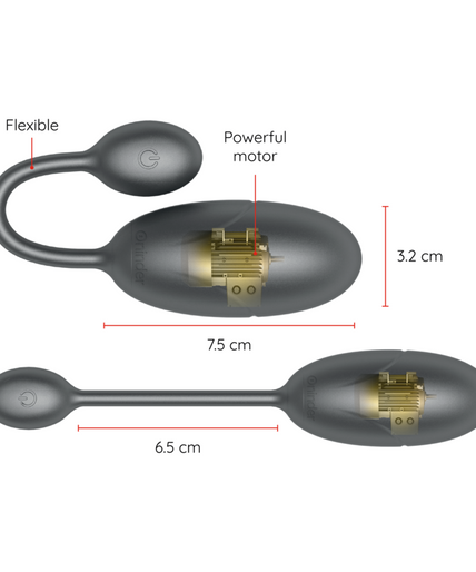 ONINDER - TOKYO VIBRATING EGG BLACK 7.5 X 3.2 CM FREE APP ONINDER - TOKYO VIBRATING EGG BLACK 7.5 X 3.2 CM FREE APP