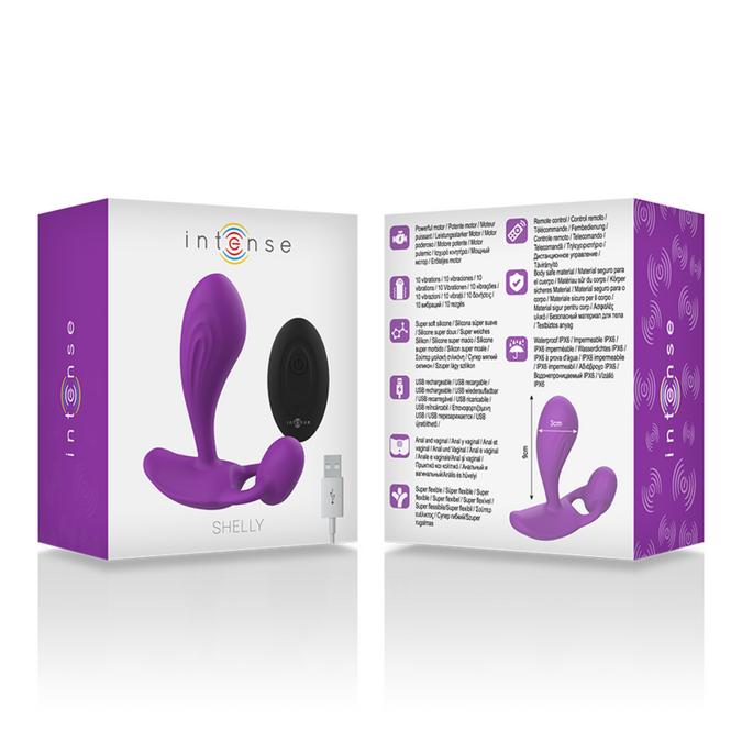 Intense – Shelly Analplug Fernbedienung Lila