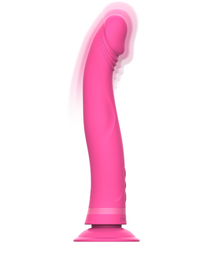 INTENSE - MICHELANGELO PINK SILICONE VIBRATOR DILDO INTENSE - MICHELANGELO PINK SILICONE VIBRATOR DILDO
