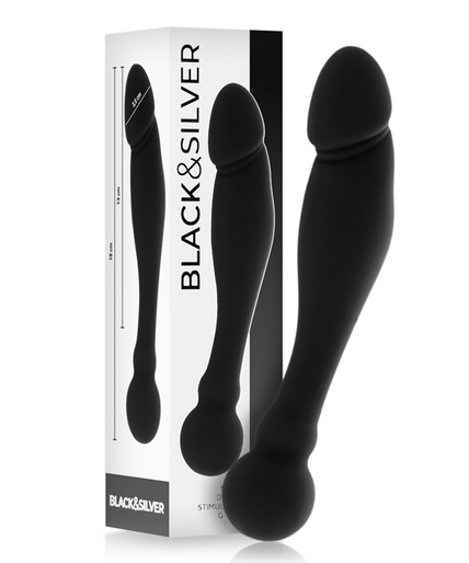 Zwart&zilver – Karl G – Spot Stimulating Dildo Zwart 18 Cm Zwart&zilver – Karl G – Spot Stimulating Dildo Zwart 18 Cm