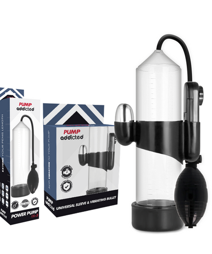 Pump Addicted – Rx3 Transparante Vibrator Pump Addicted – Rx3 Transparante Vibrator