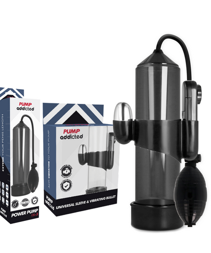 PUMP ADDICTED - RX3 ZWARTE VIBRATOR PUMP ADDICTED - RX3 ZWARTE VIBRATOR