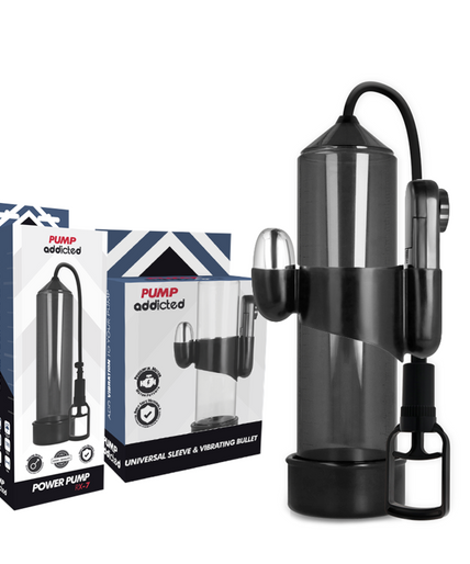 PUMP ADDICTED - RX7 ZWARTE VIBRATOR PUMP ADDICTED - RX7 ZWARTE VIBRATOR