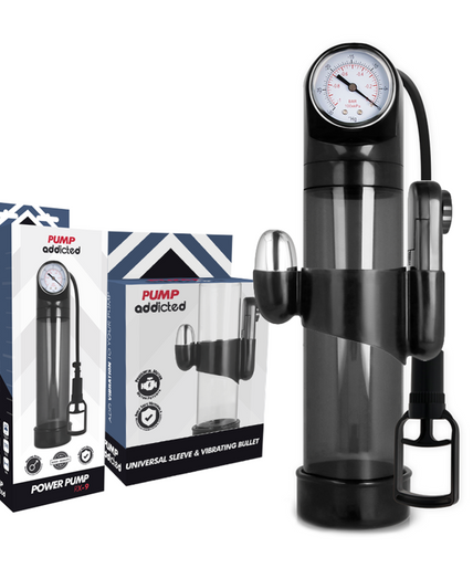 PUMP ADDICTED - RX9 ZWARTE VIBRATOR PUMP ADDICTED - RX9 ZWARTE VIBRATOR