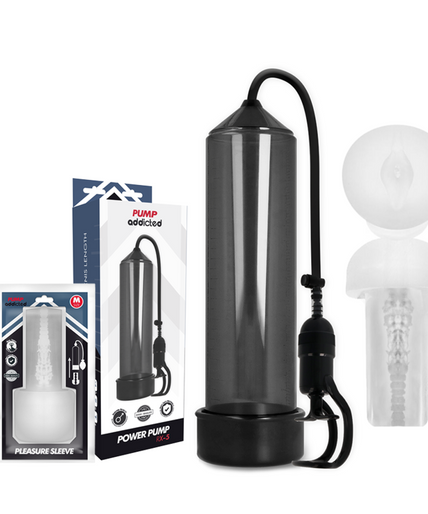 PUMP ADDICTED - RX5 ZWART MET MASTURBATOR PUMP ADDICTED - RX5 ZWART MET MASTURBATOR