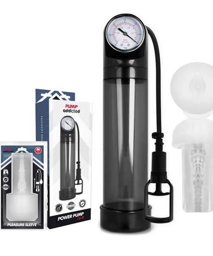 PUMP ADDICTED - RX9 ZWART MET MASTURBATOR PUMP ADDICTED - RX9 ZWART MET MASTURBATOR