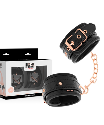 BEGME - BLACK EDITION PREMIUM ANKLE CUFFS WITH NEOPRENE LINING BEGME - BLACK EDITION PREMIUM ANKLE CUFFS WITH NEOPRENE LINING