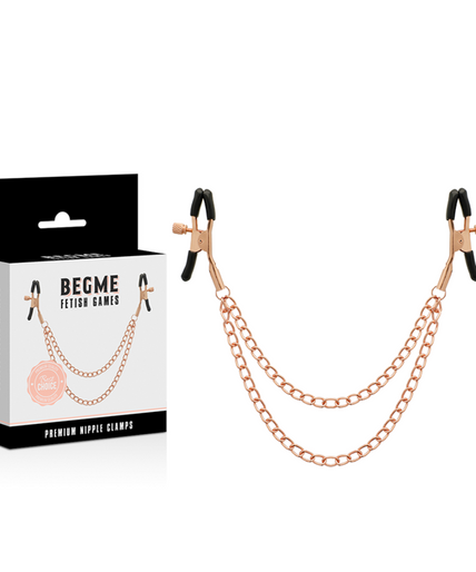 BEGME - BLACK EDITION PREMIUM NIPPLE CLAMPS BEGME - BLACK EDITION PREMIUM NIPPLE CLAMPS